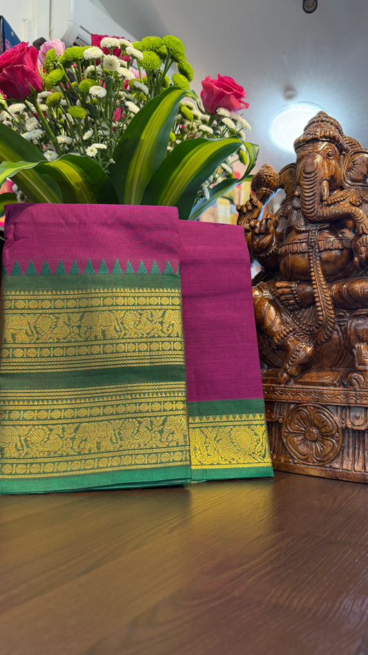 Kanchi Cotton Saree
