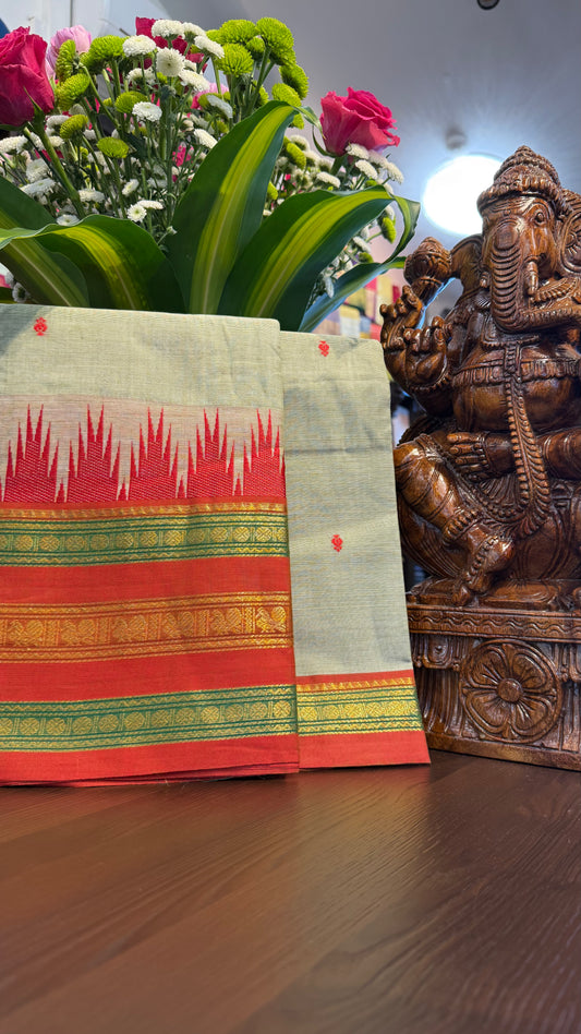Kanchi Cotton Saree