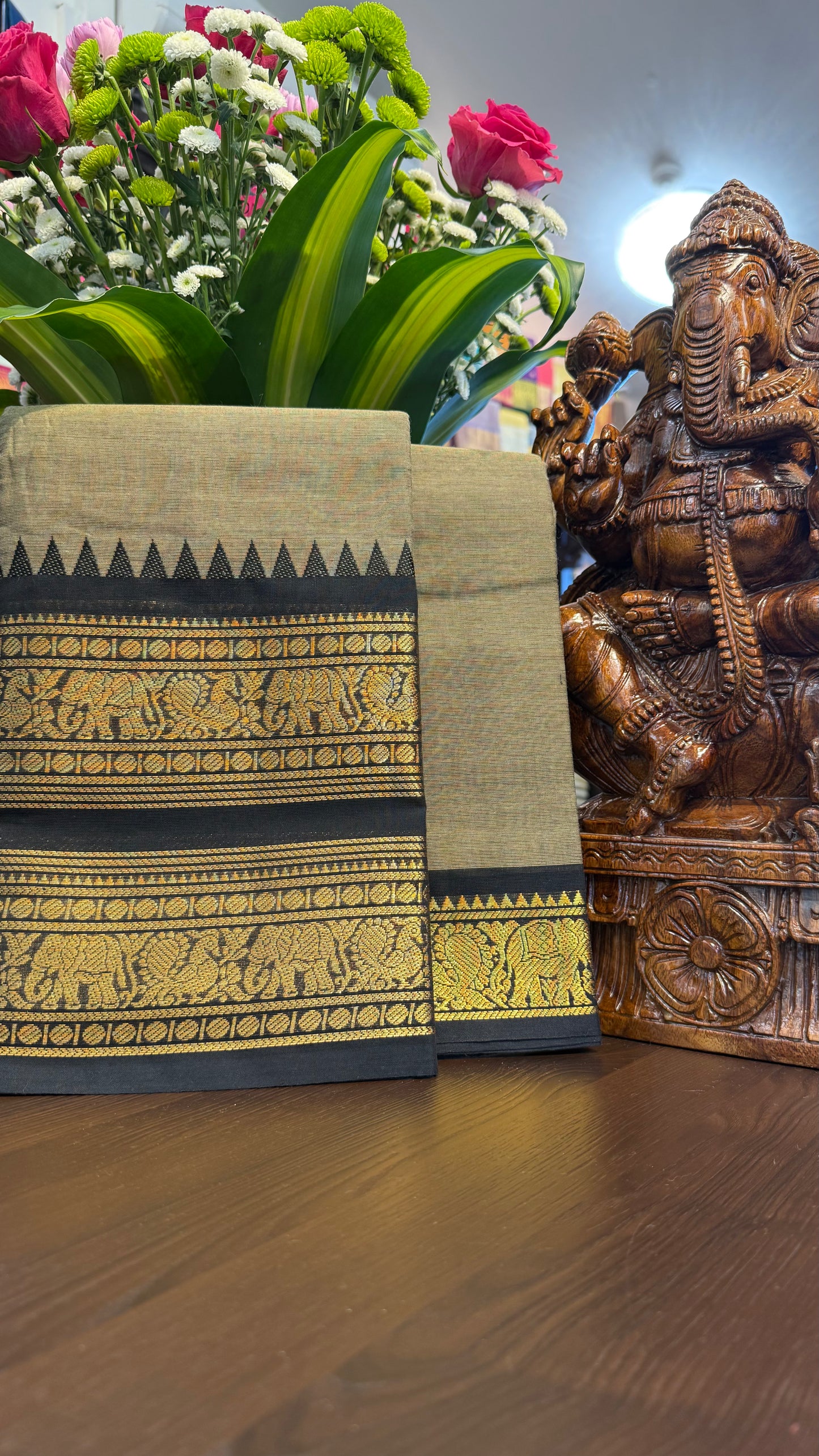 Kanchi Cotton Saree